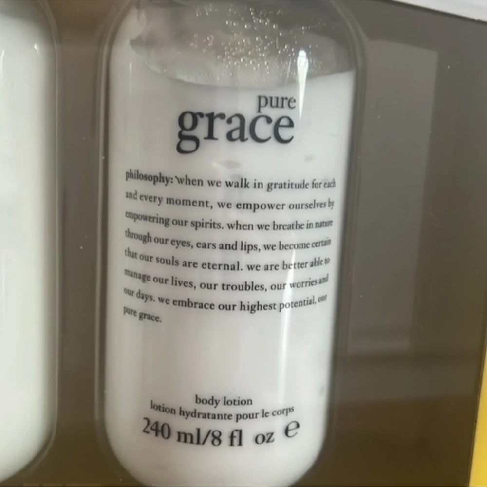 Philosophy Thinking Of You Pure grace Lotion And Shower Gel 2 Piece set NIB